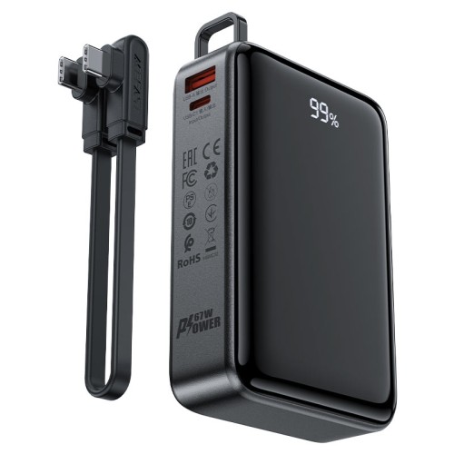 Зовнішній акумулятор ACEFAST M4 PD67W power bank 20000mAh Black