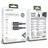 Кабель ACEFAST C17-03 USB-C to USB-C silicone charging data cable Black