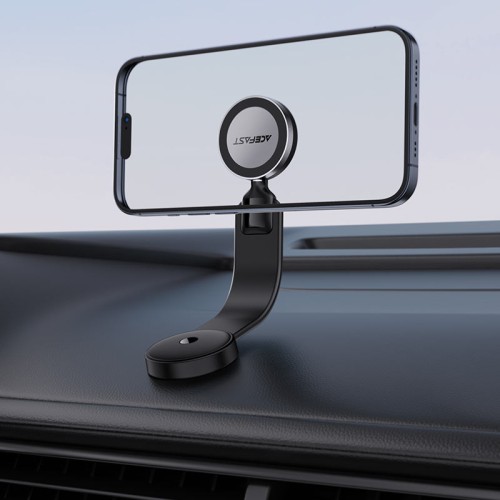 Автотримач для телефона з БЗП ACEFAST D37 magnetic wireless charging car holder for dashboard Black