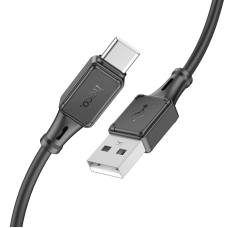 Кабель HOCO X101 Assistant silicone charging data cable Type-C Black