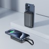 Зовнішній акумулятор ACEFAST M11 PD30W Qi2 magnetic wireless charging power bank 10000 mAh Black