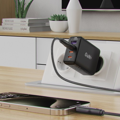 Кабель ACEFAST C8-04 USB-A to USB-C charging data cable 1.2 м Black