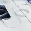Кабель ACEFAST C18-03 USB-C to USB-C braid charging data cable White