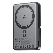 Зовнішній акумулятор ACEFAST M17 PD20W/22.5W magnetic fast charging power bank with built-in stand 10000mAh Black