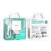 Мережевий зарядний пристрій з кабелем HOCO C76A Pro Majestic single port PD30W charger set (Type-C to Type-C)(EU) White
