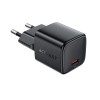 Мережевий зарядний пристрій ACEFAST A117 PD20W mini GaN USB-C fast charger Black