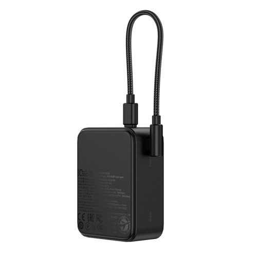 Зовнішній акумулятор ACEFAST M28-10000 22.5W fast charging power bank with cable Black