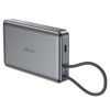 Зовнішній акумулятор ACEFAST M18-10000 PD20W/22.5W magnetic fast charging power bank with built-in cable Black