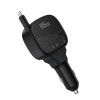 Автомобільний зарядний пристрій ACEFAST B17 95W car charger with telescopic cable Black