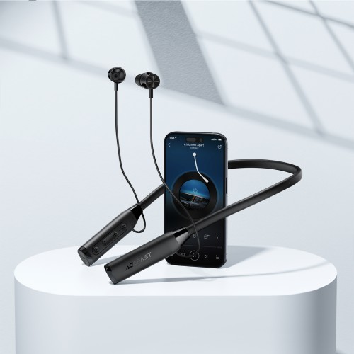 Бездротові спортивні навушники ACEFAST N7 neck hanging wireless earphones Black