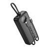 Зовнішній акумулятор HOCO J132A Sabio 22.5W+PD20W fully compatible power bank with 3 cables(20000mAh) Black