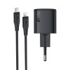 Мережевий зарядний пристрій з кабелем ACEFAST A118 PD30W mini GaN USB-C fast charger set (P16) Black