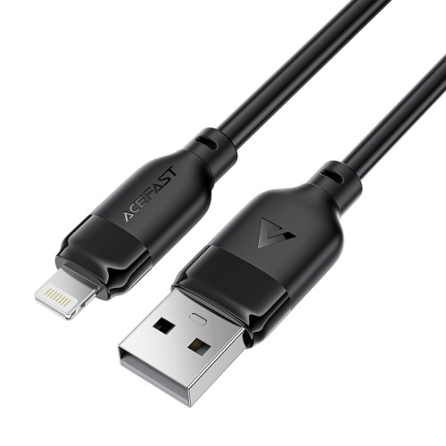 Кабель ACEFAST C16-02 TPU charging data cable USB-A to L Black