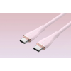 Кабель Vention USB 2.0 C Male to C Male 5A Cable 1M Pink Silicone Type (TAWPF)