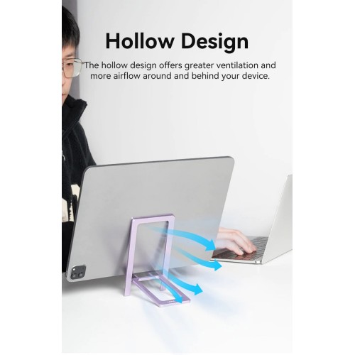 Тримач для телефона Vention Portable Cell Phone Stand Holder for Desk Aluminum Alloy Type Gray (KCZH0)