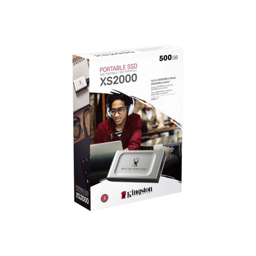 Портативний SSD Kingston XS2000 BOC 500GB USB 3.2 Gen2 (2x2) Type-C  3D NAND