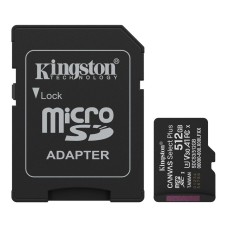 Карта пам'яті microSDXC (UHS-1 U3) Kingston Canvas Select Plus Gen3 512Gb class 10 А1 V30 (R-150MB/s) (adapter SD)