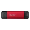 Портативний SSD Kingston Dual USB-A/C 1TB Dual Portable 1050MB/s USB 3.2 Gen 2 Red/Black