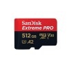 Карта пам'яті microSDXC (UHS-1 U3) SanDisk Extreme Pro A2 512Gb class 10 V30 (R200MB/s,W140MB/s) (adapter)