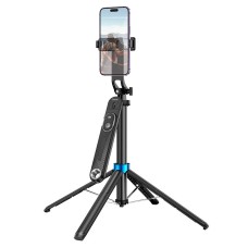 Селфі-монопод HOCO K22 Handy aluminum alloy anti-shake live broadcast holder Black
