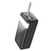 Зовнішній акумулятор HOCO J86B Electric 22.5W fully compatible power bank(60000mAh) Black