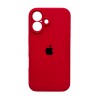 Чохол для смартфона Silicone Full Case AA Camera Protect for Apple iPhone 16 20,China Red