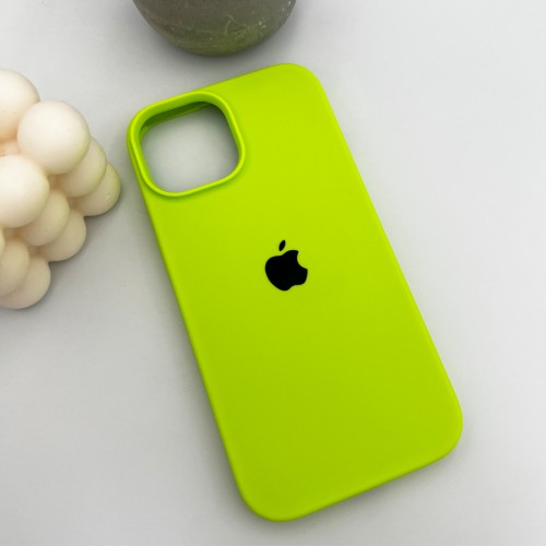 Чохол для смартфона Silicone Full Case AA Open Cam for Apple iPhone 15 24,Shiny Green