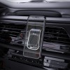 Автотримач для телефона HOCO CA74 Universe air outlet magnetic car holder Black+Silver