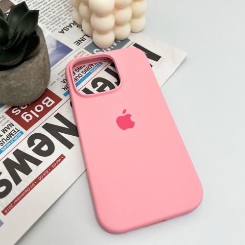 Чохол для смартфона Silicone Full Case AA Open Cam for Apple iPhone 16 Pro Max 6,Light Pink