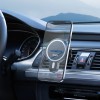 Автотримач для телефона з БЗП HOCO CA85 Ultra-fast magnetic wireless charging car holder Black