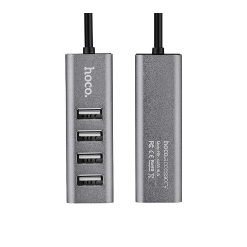 USB-хаб HOCO HB1 4USB Line machine Tarnish
