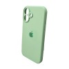 Чохол для смартфона Silicone Full Case AA Camera Protect for Apple iPhone 16 51,Avokado Green