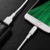 Кабель HOCO X25 USB to Micro 2A, 1m, PVC, PVC connectors, White