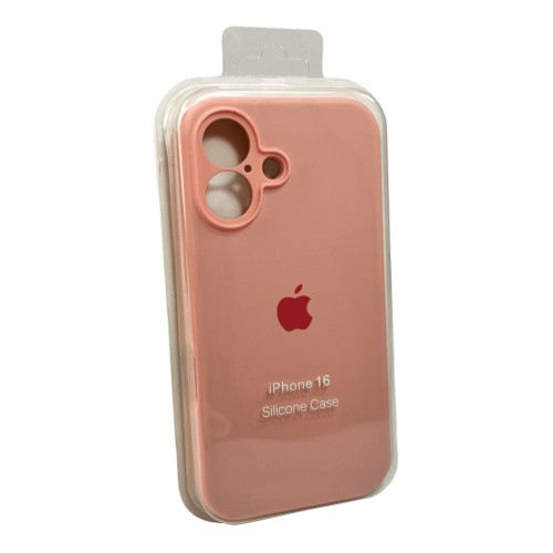 Чохол для смартфона Silicone Full Case AA Camera Protect for Apple iPhone 16 37,Grapefruit