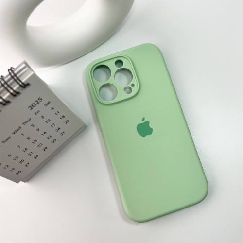 Чохол для смартфона Silicone Full Case AA Camera Protect for Apple iPhone 16 Pro Max 51,Avokado Green