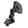 Автотримач для телефона з БЗП HOCO HW30 Crown magnetic wireless charging car holder (air outlet) Black Metal Gray