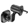 Автотримач для телефона з БЗП HOCO HW30 Crown magnetic wireless charging car holder (air outlet) Black Metal Gray