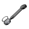 Автотримач для телефона з БЗП HOCO HW29 Totem ring magnetic wireless fast charging car holder (center console) Black Metal Gray