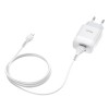 Мережевий зарядний пристрій з кабелем HOCO C73A Glorious dual port charger set (iP)(EU) White