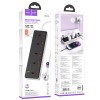 Мережевий подовжувач HOCO AC14A Rico 5-position socket(PD30W/1C3A) Black