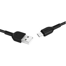 Кабель HOCO X20 USB to Type-C 3A, 1m, PVC, TPE connectors, Black