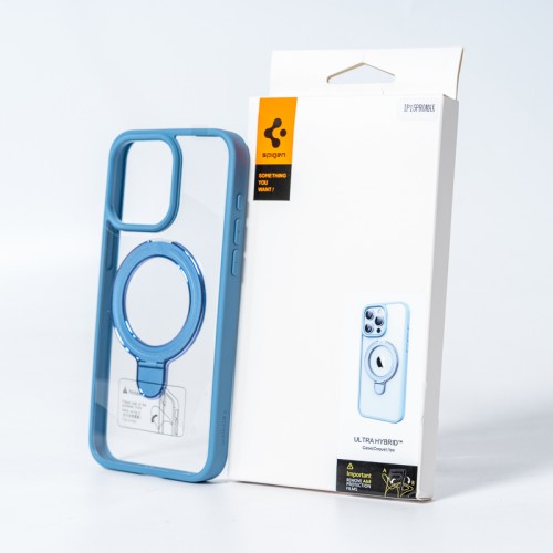 Чохол для смартфона Spigen AAA Magnetic Ring for Apple iPhone 15 Pro Light Blue