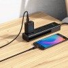 Кабель HOCO X59 USB to Micro 2.4A, 1m, nylon, TPE connectors, Black