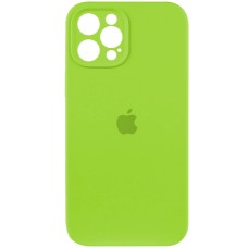 Чохол для смартфона Silicone Full Case AA Camera Protect for Apple iPhone 12 Pro Max 24,Shiny Green