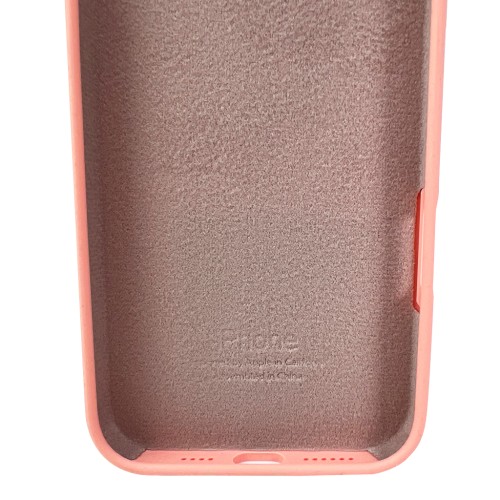 Чохол для смартфона Silicone Full Case AA Camera Protect for Apple iPhone 16 Pro 37,Grapefruit