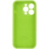 Чохол для смартфона Silicone Full Case AA Camera Protect for Apple iPhone 13 Pro Max 24,Shiny Green