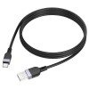 Кабель HOCO X109 Energy silicone charging data cable Type-C (L=1M) Black