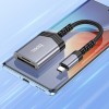 Кардрідер HOCO UA25 2-in-1 card reader Type-C Metal Gray