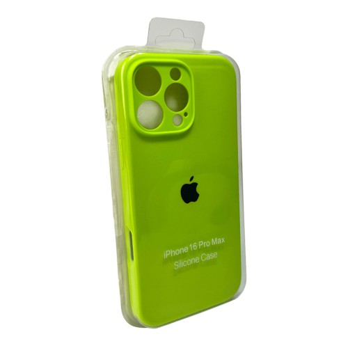 Чохол для смартфона Silicone Full Case AA Camera Protect for Apple iPhone 16 Pro 24,Shiny Green