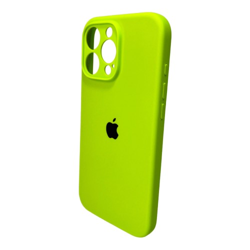 Чохол для смартфона Silicone Full Case AA Camera Protect for Apple iPhone 16 Pro 24,Shiny Green